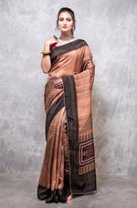 Thumbnail for Morchari Pure Dola Silk Saree Digital Print - Multicolour - Distacart