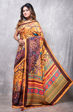 Thumbnail for Morchari Pure Dola Silk Saree Digital Print - Multicolour - Distacart