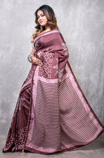 Thumbnail for Morchari Pure Dola Silk Saree Digital Print - Multicolour - Distacart