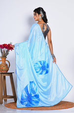 Thumbnail for Morchari Semi Digital Print Saree - Multicolour - Distacart