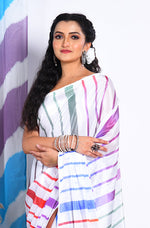 Thumbnail for Morchari Semi Digital Print Saree - Multicolour - Distacart