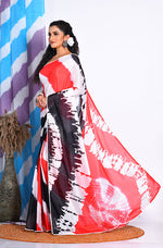 Thumbnail for Morchari Semi Digital Print Saree - Multicolour - Distacart