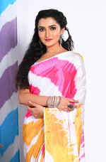 Thumbnail for Morchari Semi Digital Print Saree - Multicolour - Distacart