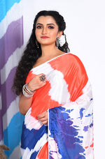 Thumbnail for Morchari Semi Digital Print Saree - Multicolour - Distacart