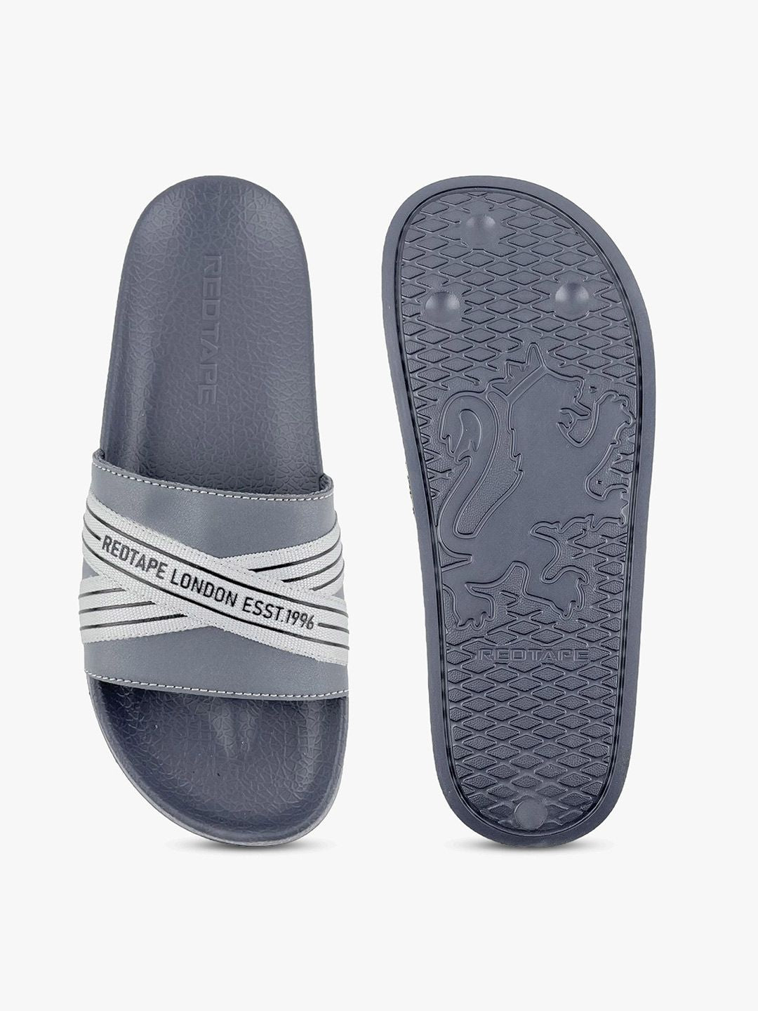 Red Tape Men Self Design Sliders