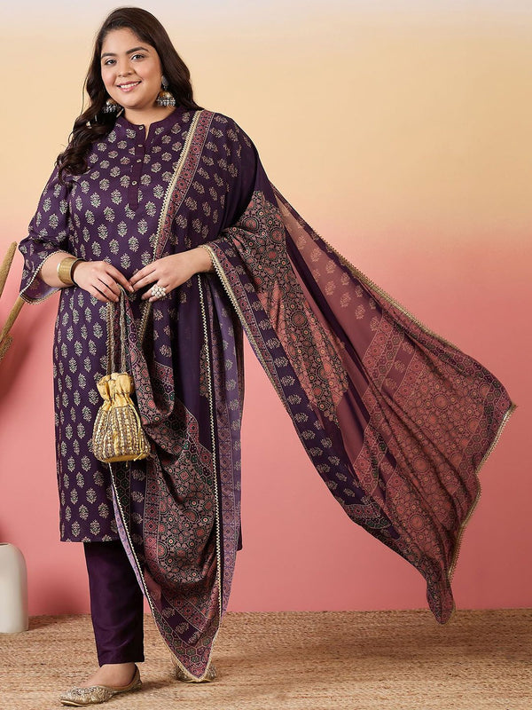 Sztori Women Floral Printed Regular Kurta with Trousers & With Dupatta - Distacart