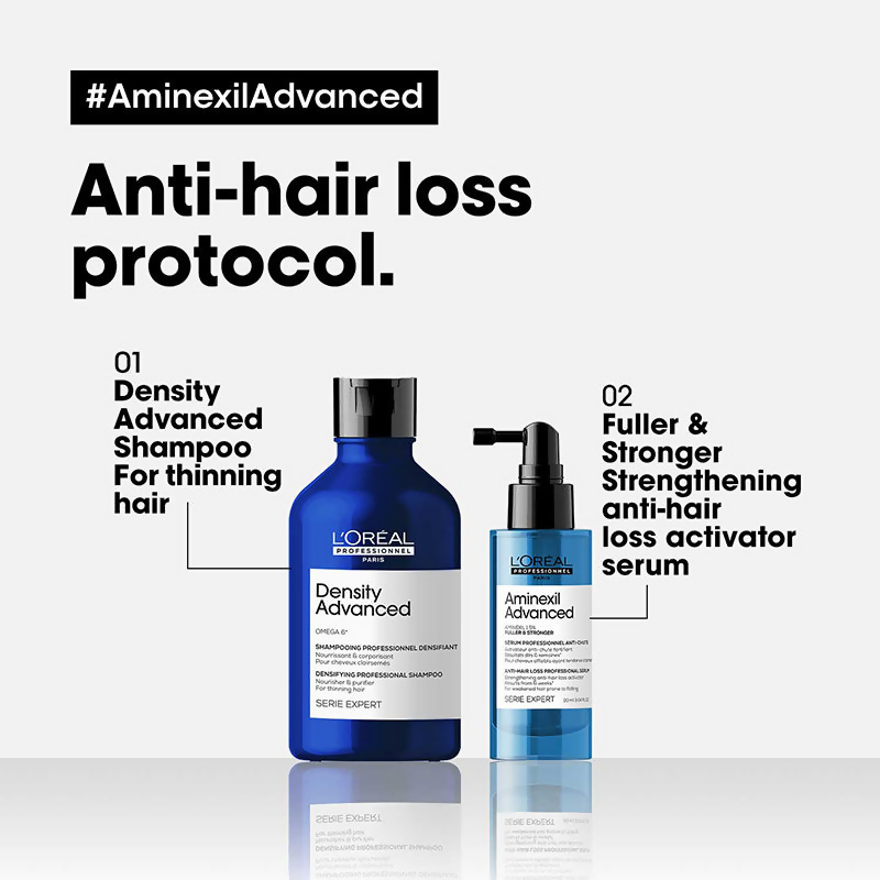 L'Oreal Professionnel Anti-Hair Loss Regime With Density Advanced Shampoo & Aminexil Advanced - Distacart