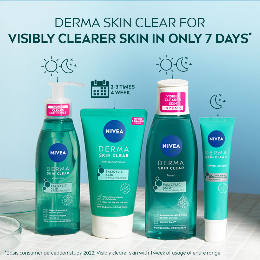 Nivea Derma Skin Clear Toner - Distacart