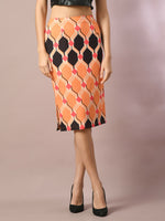 Thumbnail for Myshka Women's Multi Printed Round Neck Party Top With Skirt Co-ord set - Distacart