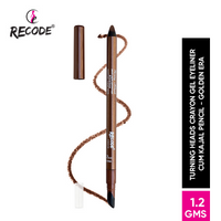Thumbnail for Recode Turning Heads Crayon Gel Eyeliner Cum Kajal Pencil - Golden Era