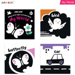 Thumbnail for Jolly Kids Baby's First High Contrast Board Books (Set of 4)| Black and White Board Books For Kids Ages 0 - 3 Years - Distacart