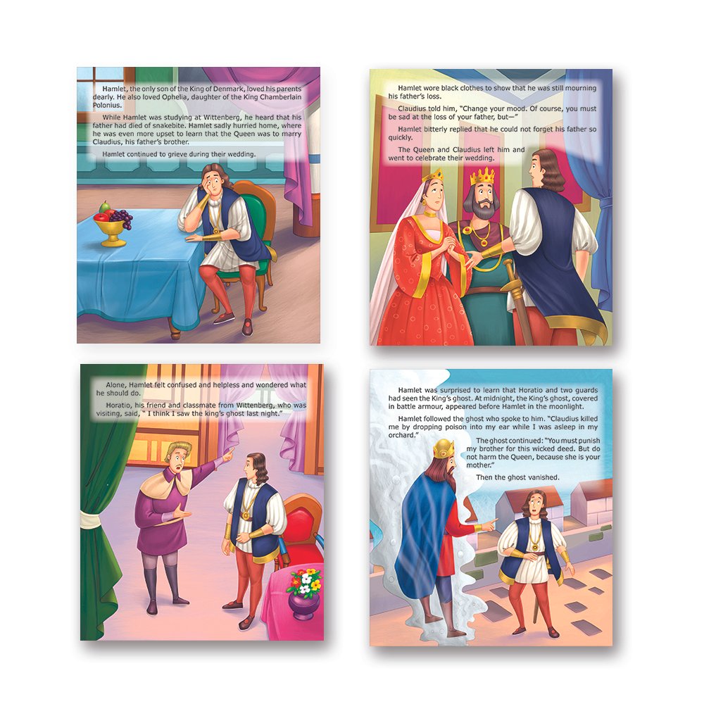 Shakespeare for Young Minds: Jolly Kids' Illustrated Stories D Combo Set of 6 Ages 6-12 Years - Distacart