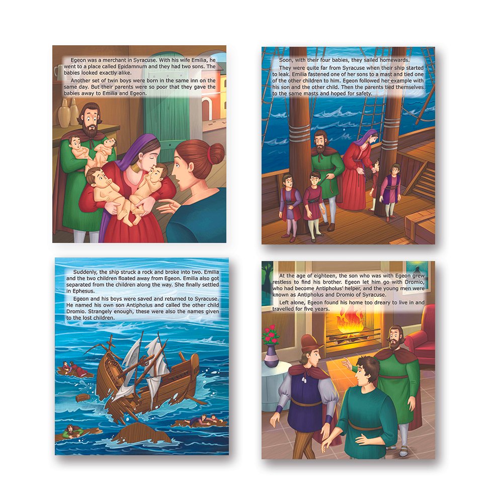 Shakespeare for Young Minds: Jolly Kids' Illustrated Stories Combo Set of 12 Ages 6-12 Years| Family Bonding through Classics Educational Literature - Distacart