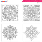 Thumbnail for Jolly Kids Adults Mandala Colouring Books A Set of 2| Ideal For Stress Relieving, Relaxing & Meditation Books for Teenager - Distacart