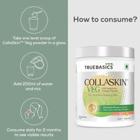 Thumbnail for TrueBasics Collaskin Mixed Fruit Flavour 100% Vegetarian Collagen Peptides - Distacart