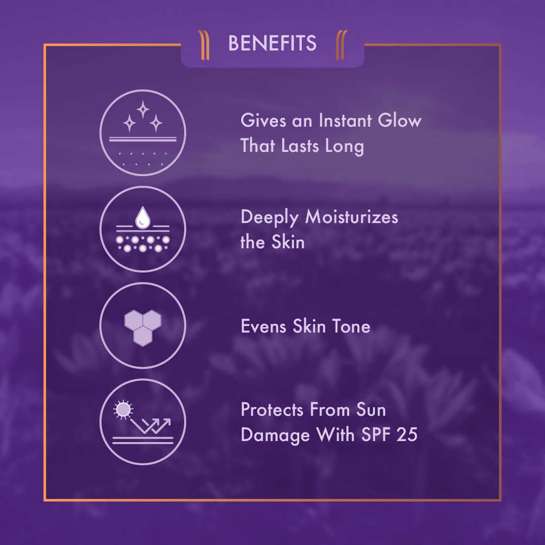 Ayuga Kashmiri Saffron Moisturizing Cream - Distacart