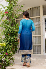 Thumbnail for Teeya Creation Multi Color Star Georgette Embroidery Work Fully Stitched Salwar Suit - Distacart