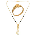 Thumbnail for AanyaCentric Gold-plated Mangalsutra & Ring Set - Distacart