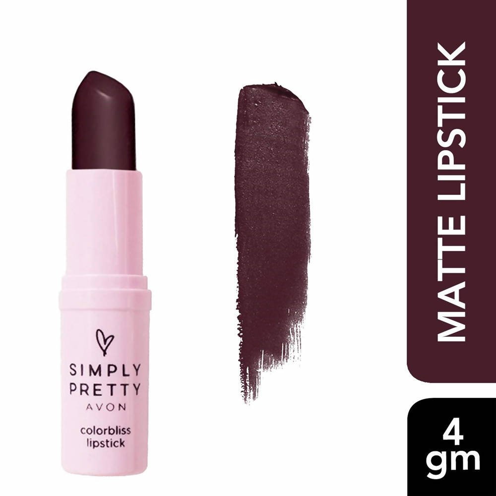 Avon Simply Pretty Colorbliss Matte Lipstick - Plum - Distacart