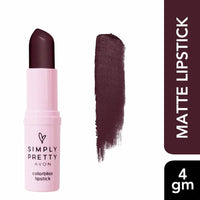 Thumbnail for Avon Simply Pretty Colorbliss Matte Lipstick - Plum - Distacart