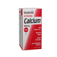 Thumbnail for HealthAid Strong Calcium 500 mg Chewable Tablets - Distacart
