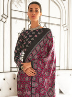 Thumbnail for NOZ2TOZ Women's Crepe Pink Printed Designer Saree With Blouse Piece - Distacart