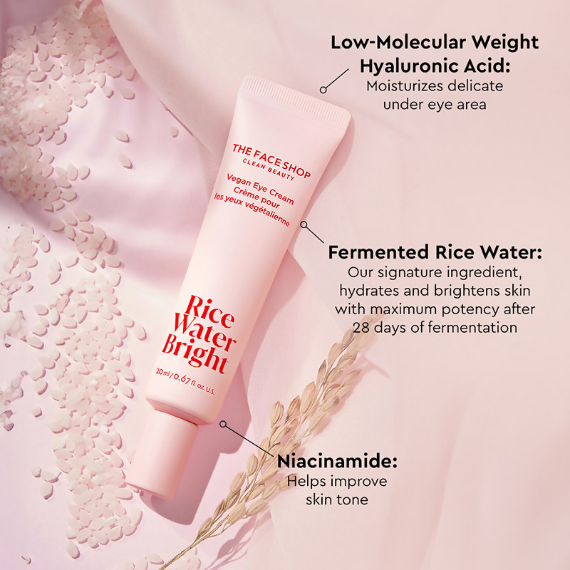 The Face Shop Rice Water Eye Cream - Distacart