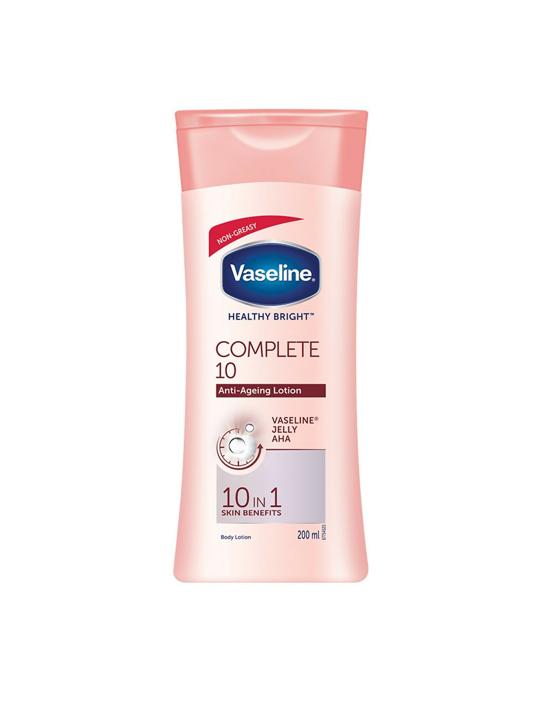 Vaseline Healthy Bright Complete 10 Anti Ageing Body Lotion, 10 in 1 Body Lotion With Vitamin B3, AHA, Pro-Retinol - Distacart