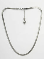 Thumbnail for NVR Women's Set of 3 Silver-Toned German Silver Oxidised Chain - Distacart