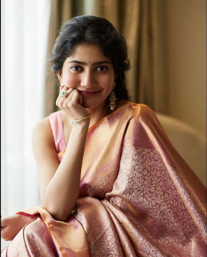 NOZ2TOZ Jacquard Lichi Silk Pink Saree With Unstitched Blouse Piece - Distacart