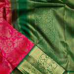 Thumbnail for NOZ2TOZ Jacquard Lichi Silk Pink Saree With Unstitched Blouse Piece - Distacart