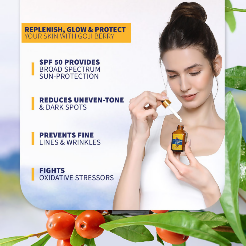 St.Botanica Goji Berry SPF50 PA+++ Serum With Goji Berry & Vitamin C For Youthful Glow