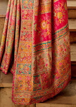 Thumbnail for NOZ2TOZ Women's Cotton Silk Beige Woven Design Designer Saree With Blouse Piece - Distacart