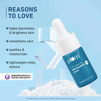 Thumbnail for Plum 10% Niacinamide Brightening Face Serum With Rice Water - Fades Blemishes & Dark Spots, Beginner Friendly