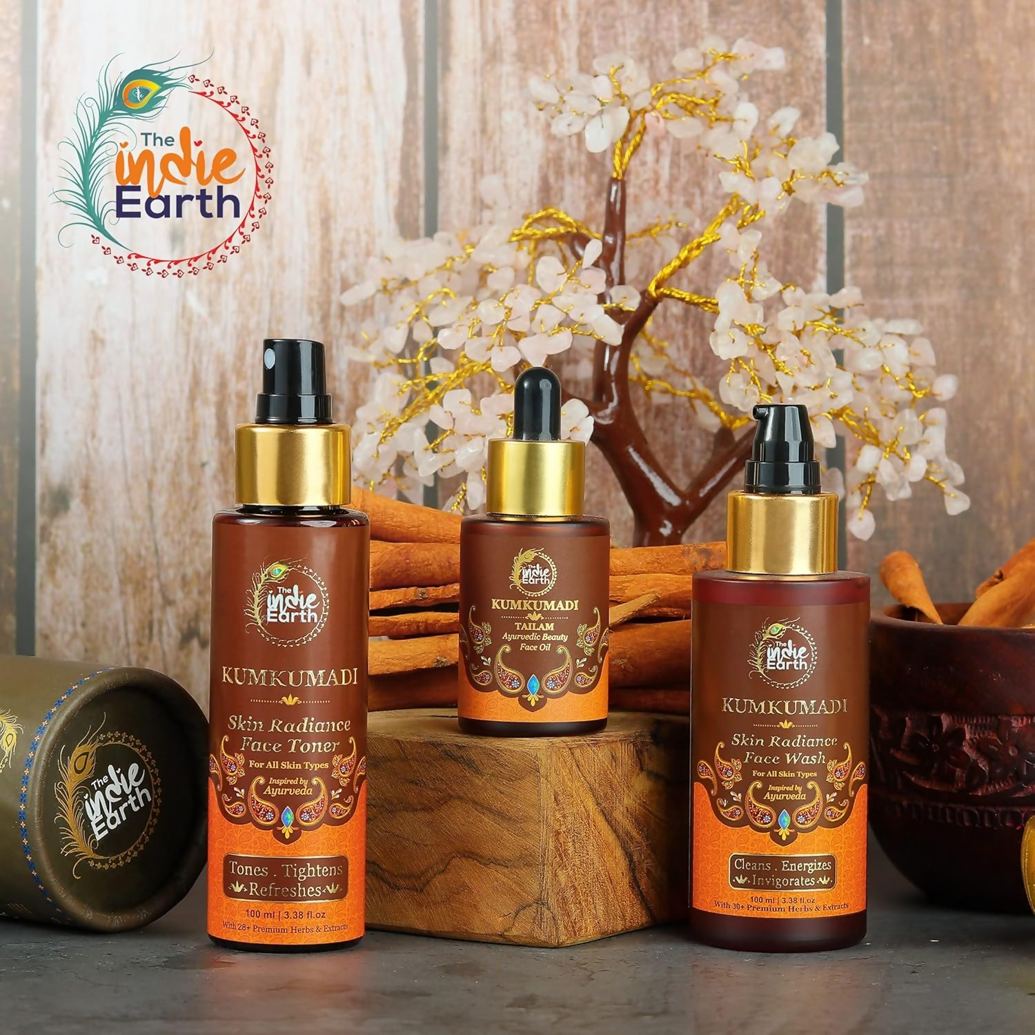 The Indie Earth 10% Kumkumadi Skin Radiance Face wash - Distacart