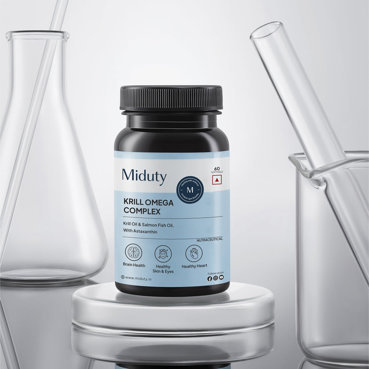 Miduty by Palak Notes Krill Omega Complex Softgels - Distacart