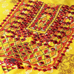 Thumbnail for Anubhutee Women's Rayon Printed Yellow Kurta with Palazzos - Distacart