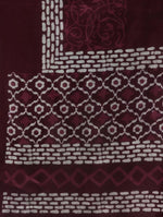 Thumbnail for NOZ2TOZ Women Floral Printed Knee Length Rayon Kurti And Pant Set With Printed Cotton Dupatta - Purple - Distacart