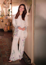 Thumbnail for NOZ2TOZ Women's Floral Printed Stylish Co-Ords Set - White - Distacart