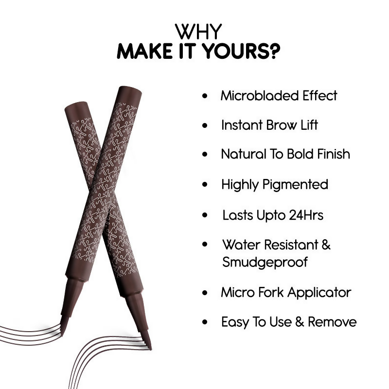 Kay Beauty By Katrina Kaif Eyebrow Microblading Pen - Walnut - Distacart