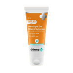 Thumbnail for The Derma Co Ultra Light Zinc Mineral Sunscreen with SPF 50 - Distacart