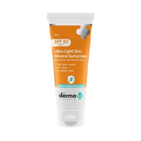 Thumbnail for The Derma Co Ultra Light Zinc Mineral Sunscreen with SPF 50