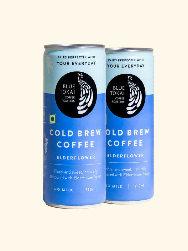 Blue Tokai Cold Brew Coffee Elderflower Can - Distacart