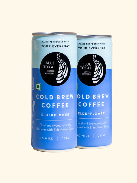 Blue Tokai Cold Brew Coffee Elderflower Can - Distacart