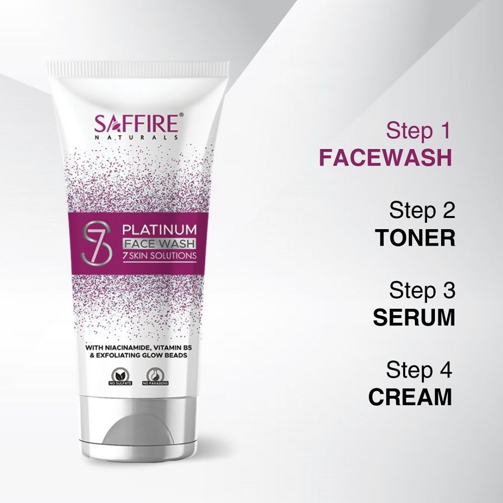 Saffire Naturals S7 Platinum Face Wash - Distacart