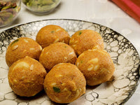 Thumbnail for Anything But Sugar Besan char Magaj Laddoo (Jaggery)