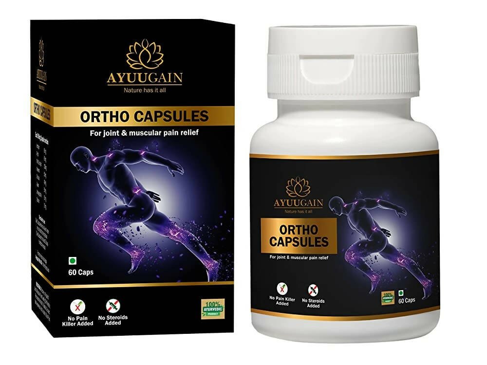 Ayuugain Ortho Capsule for all type of Joint & Muscle Pain Relief - Distacart