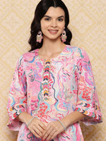 Thumbnail for Ahalyaa Women's Traditional wear Kurta Set - Multi - Distacart