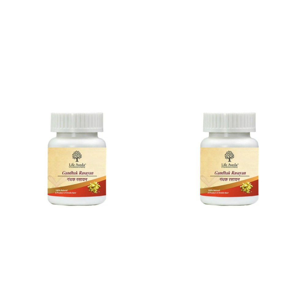 Life Aveda Gandhak Rasayan Tablets - Distacart