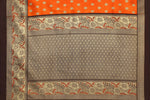 Thumbnail for Vamika Orange Printed Art Silk Saree - Distacart